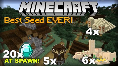 Youll spawn on top of a mountain. . Best seeds for minecraft survival